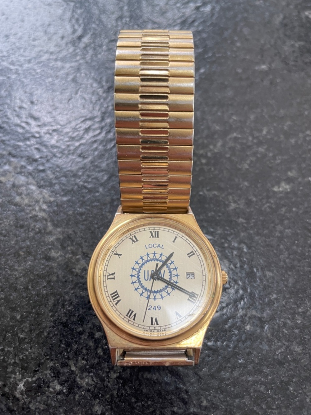 Vintage American Time Ltd. Watch -Gold Tone